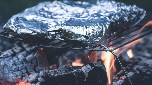 Does aluminium foil catch fire?