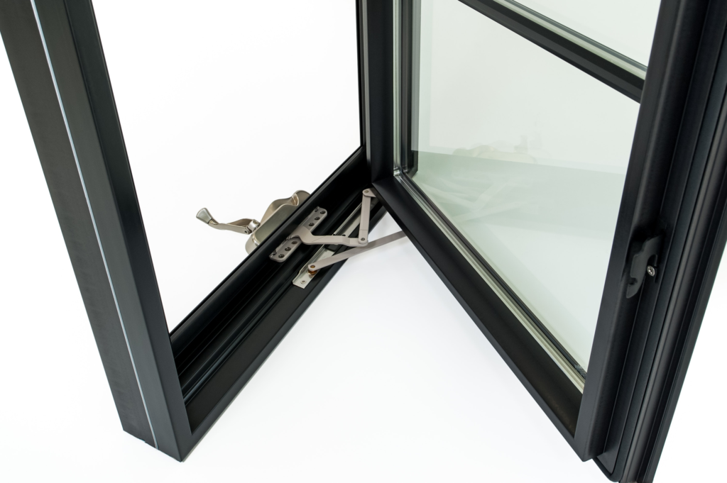 How to fix aluminium window hinges?